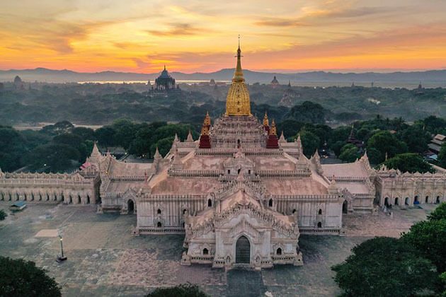 Ananda Temple - great attraction for irrawaddy river cruise
