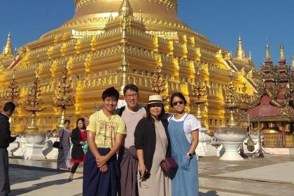 Colorful Myanmar river cruise