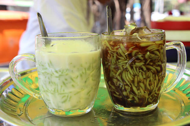 Mont-lat-saung - favorite dessert for Thingyan water festival in Myanmar