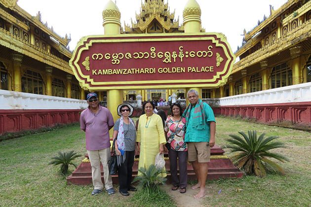 Myanmar river cruise passenger visit Bago on their trip