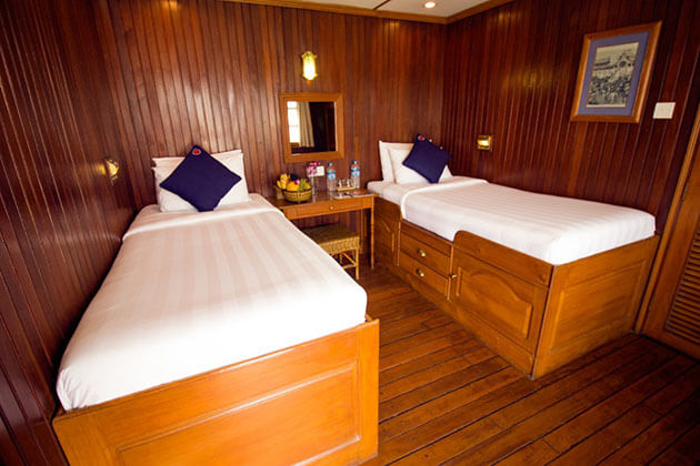 RV Pandaw II stateroom