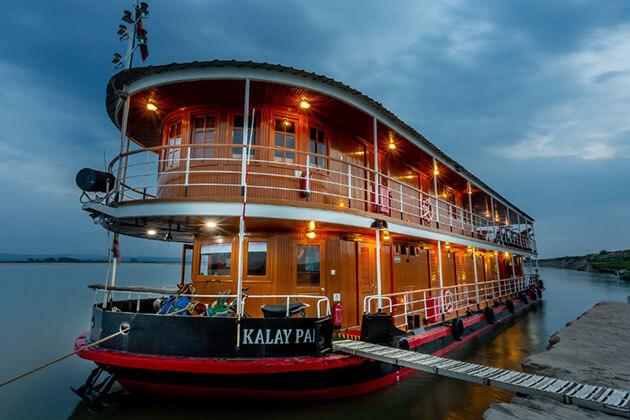 Rv Kalay pandaw cruise ship on river