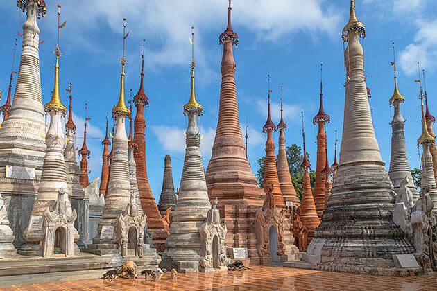Shwe Indein Pagoda complex