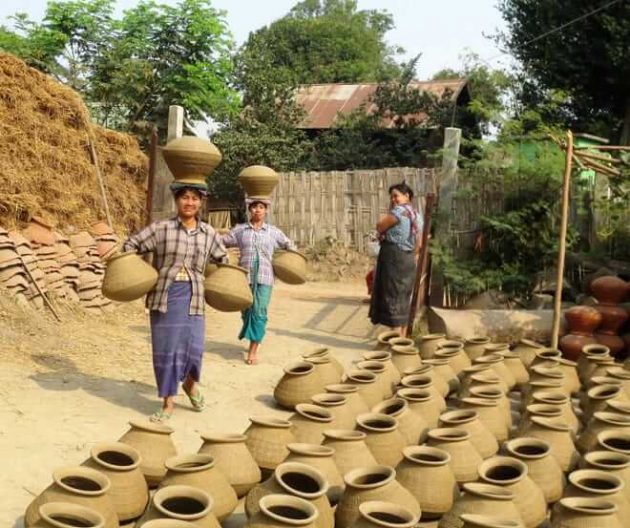 Yandabo Village - beautiful spot for irrawaddy river cruises